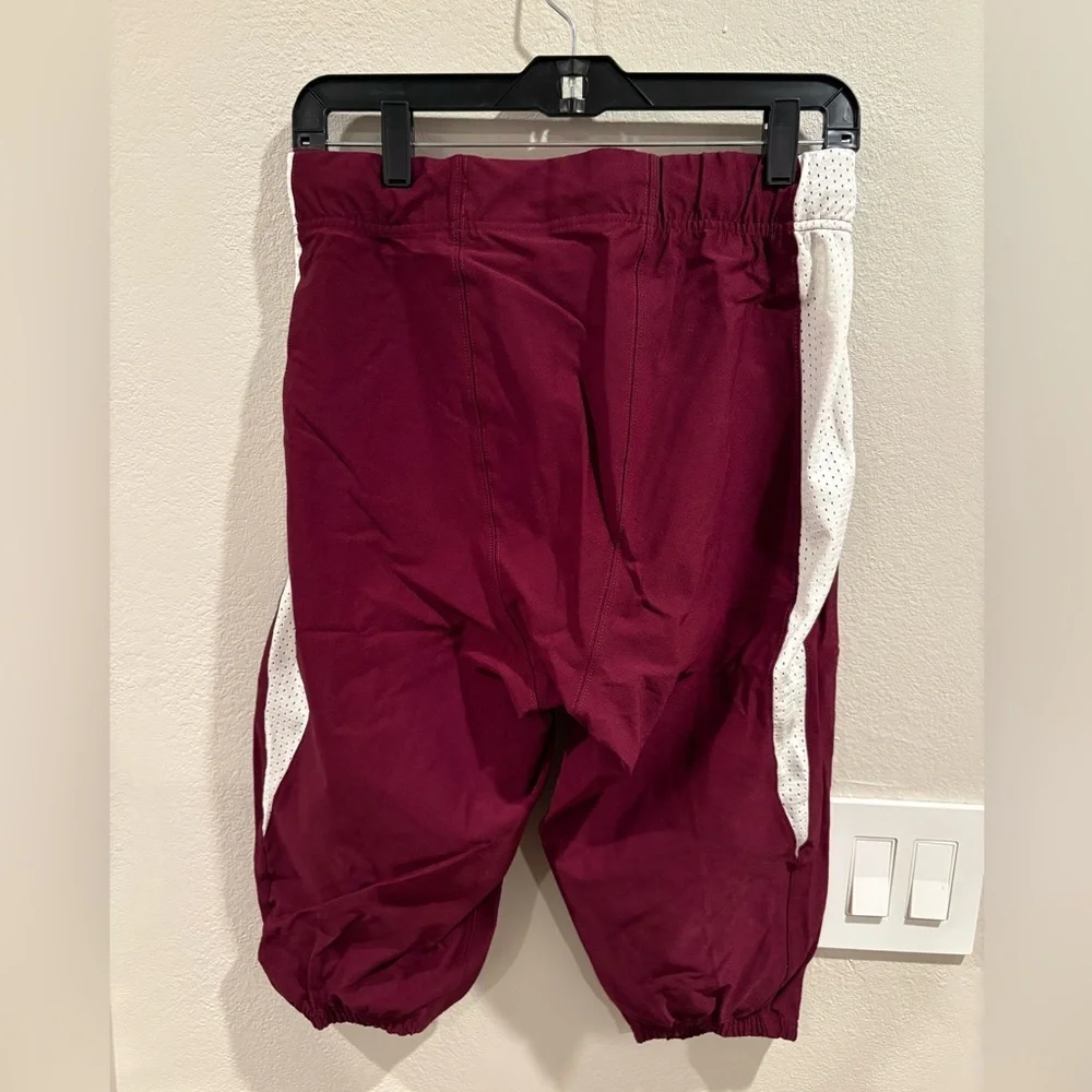 Adidas Woven Football Pants Maroon/White GG7414 Men’s Size Large NWT $90